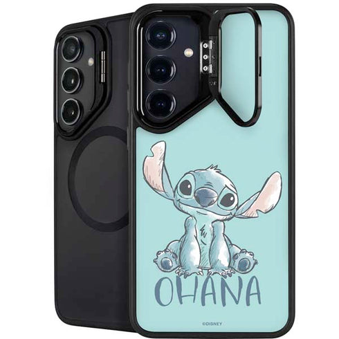 Disney Lilo and Stitch Ohana Galaxy S24 FE Kickstand Case
